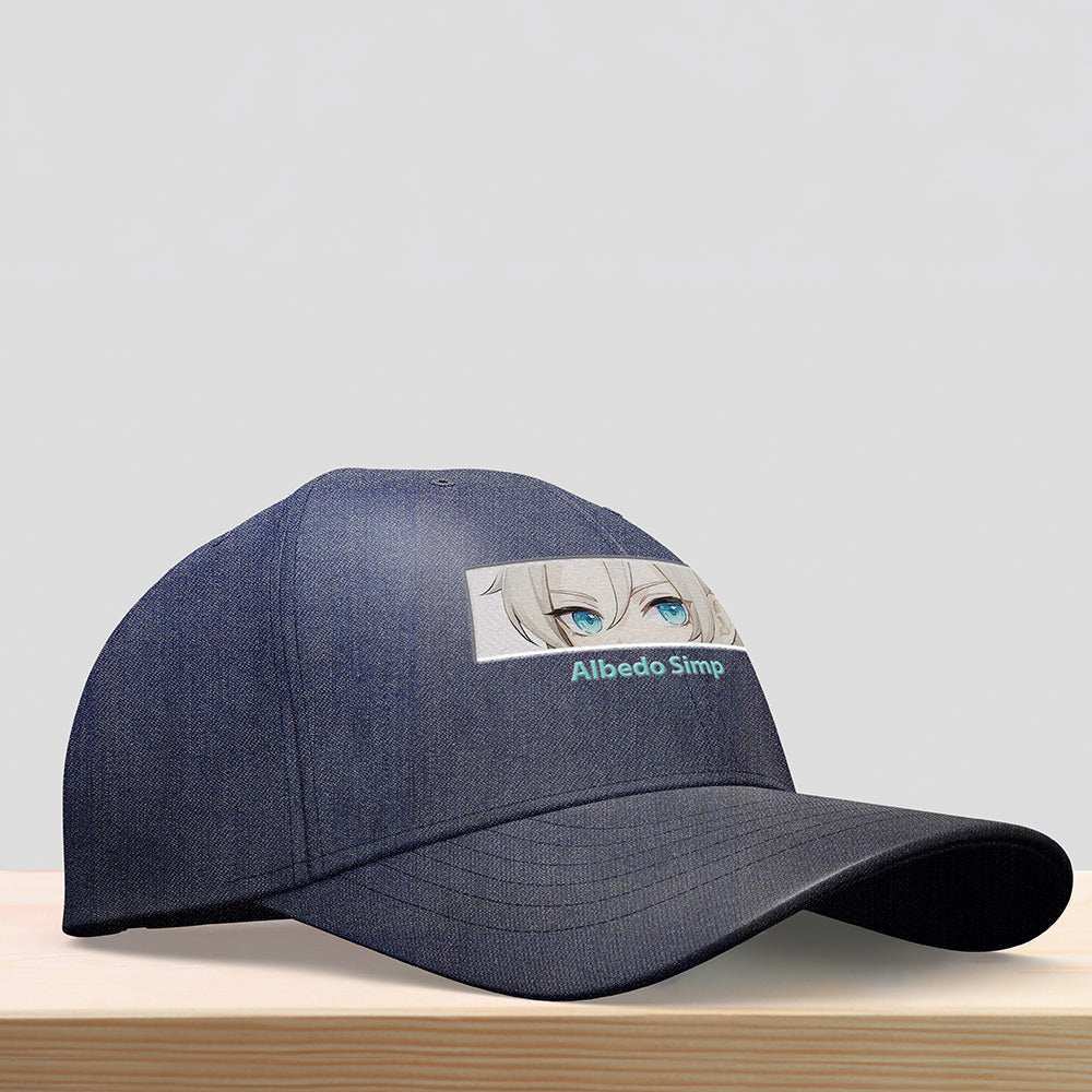 Albedo Genshin Impact Embroided Hat, Albedo Genshin Impact Embroidery Hat, Christmas Gift, Birthday Gift - EH0005