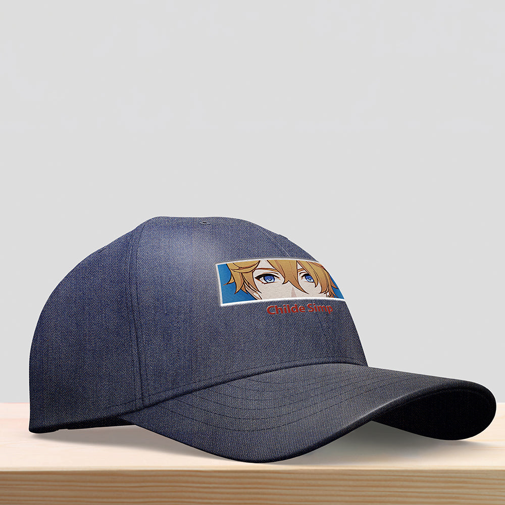 Childe Tartaglia Genshin Impact Embroided Hat, Genshin Impact Embroidery Hat, Christmas Gift, Birthday Gifts - EH0002