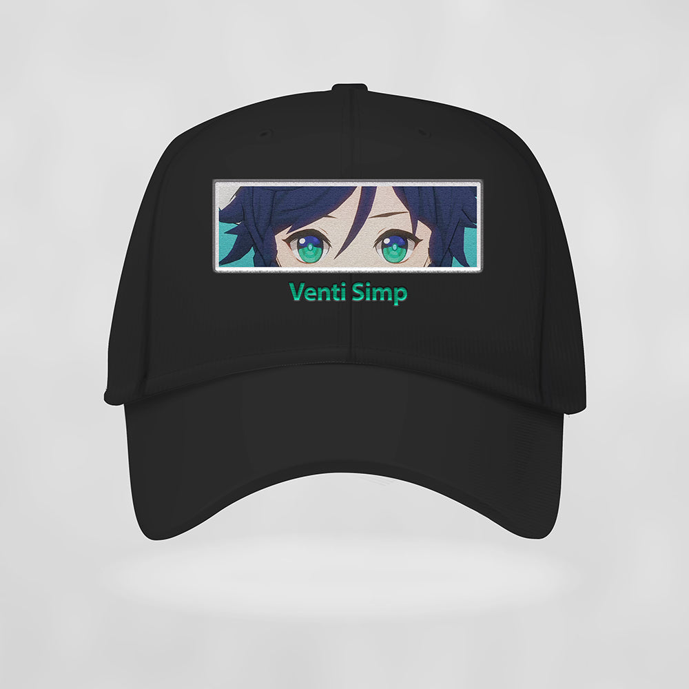 Venti Genshin Impact Embroided Hat, Genshin Impact Embroidery Hat, Christmas Gift, Birthday Gifts - EH0001