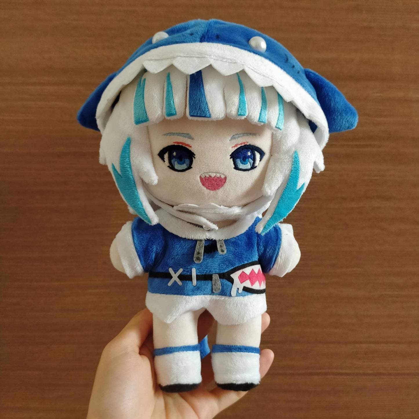 Gawr Gura Hololive EN Vtuber Embroidery Plush