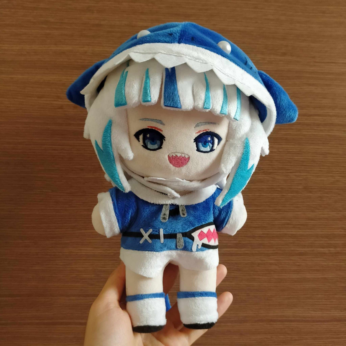 Gawr Gura Hololive EN Vtuber Embroidery Plush