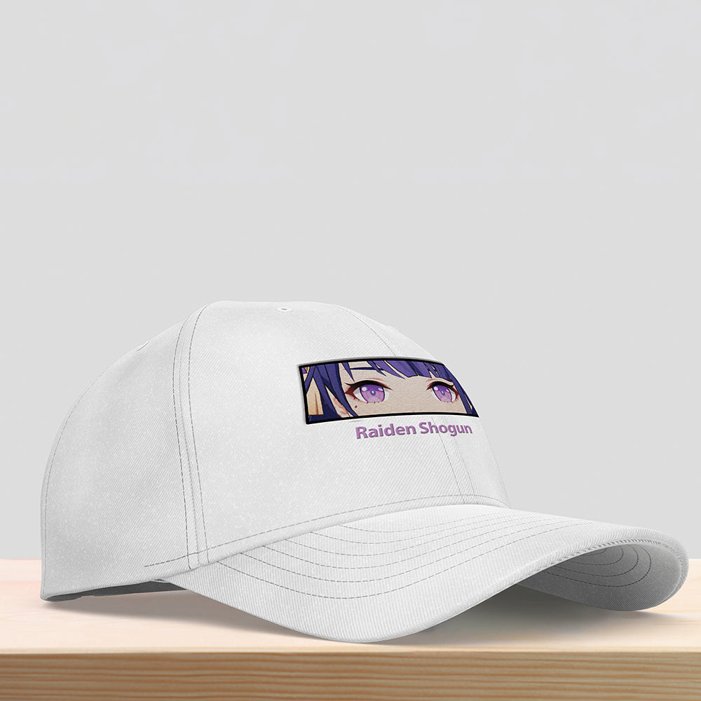 Raiden Shogun Genshin Impact Embroided Hat, Baal Genshin Impact Embroidery Hat, Christmas Gift, Birthday Gifts - EH0004