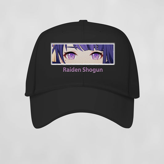 Raiden Shogun Genshin Impact Embroided Hat, Baal Genshin Impact Embroidery Hat, Christmas Gift, Birthday Gifts - EH0004