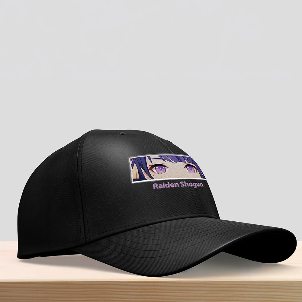 Raiden Shogun Genshin Impact Embroided Hat, Baal Genshin Impact Embroidery Hat, Christmas Gift, Birthday Gifts - EH0004