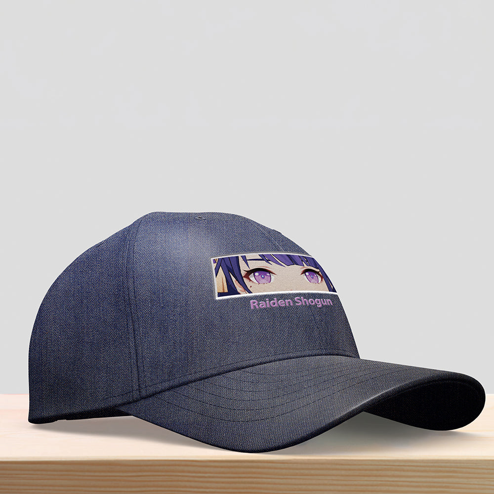 Raiden Shogun Genshin Impact Embroided Hat, Baal Genshin Impact Embroidery Hat, Christmas Gift, Birthday Gifts - EH0004