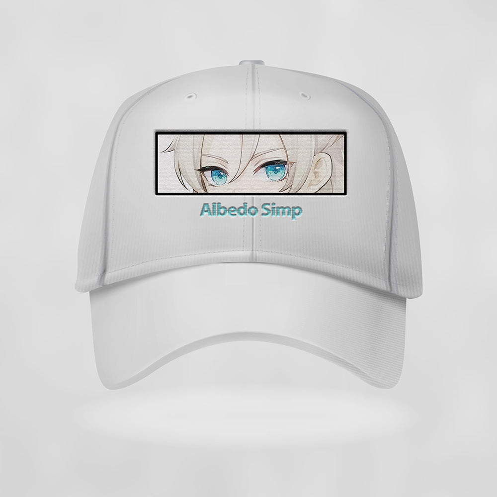 Albedo Genshin Impact Embroided Hat, Albedo Genshin Impact Embroidery Hat, Christmas Gift, Birthday Gift - EH0005