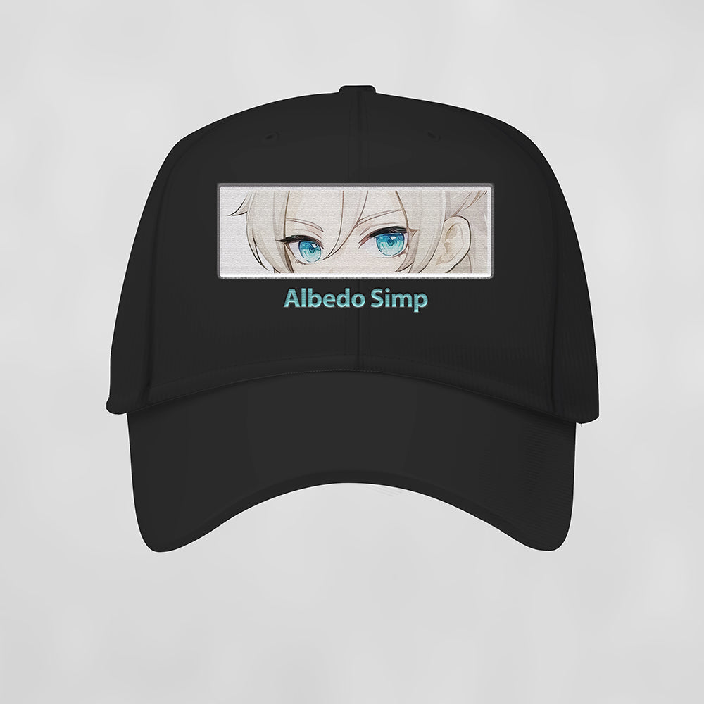 Albedo Genshin Impact Embroided Hat, Albedo Genshin Impact Embroidery Hat, Christmas Gift, Birthday Gift - EH0005