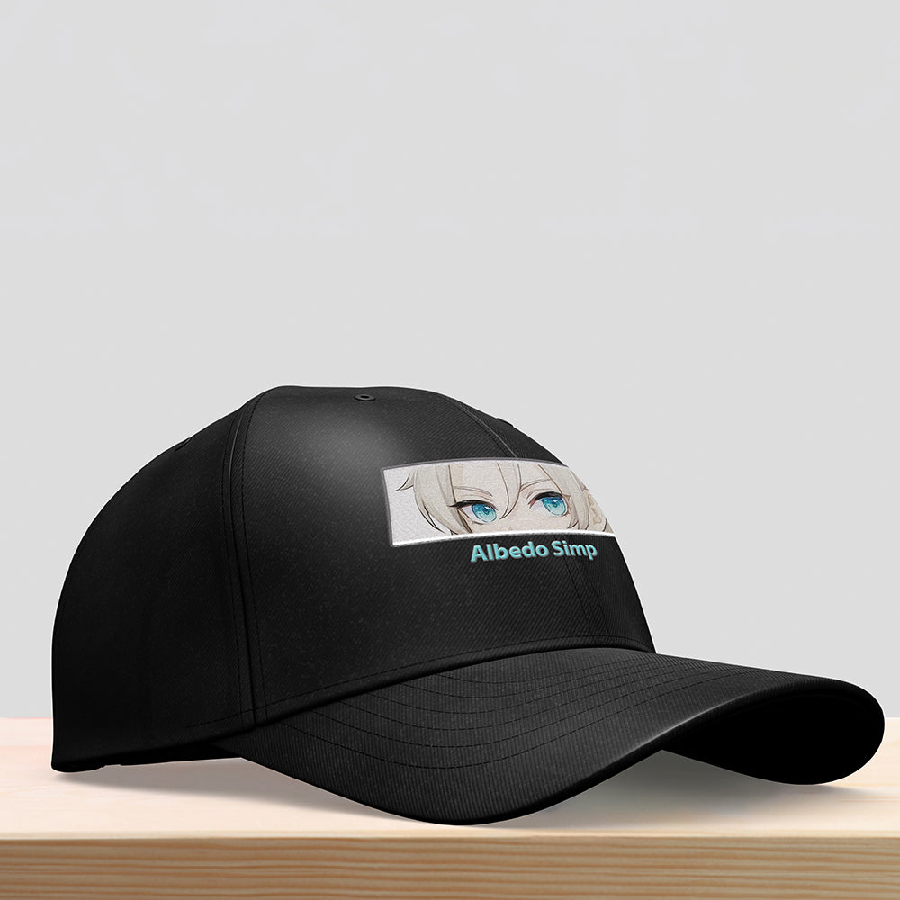 Albedo Genshin Impact Embroided Hat, Albedo Genshin Impact Embroidery Hat, Christmas Gift, Birthday Gift - EH0005