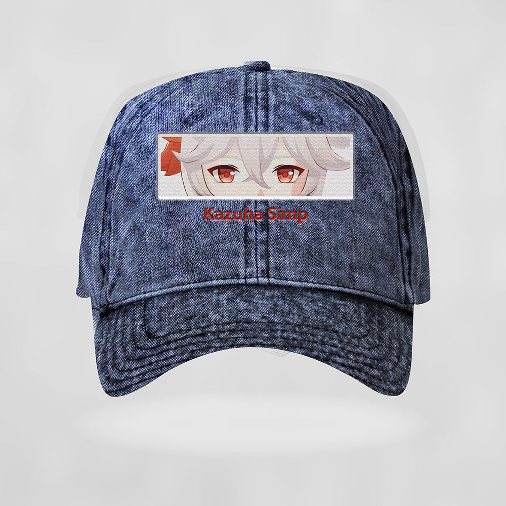 Kazuha Genshin Impact Embroided Hat, Kazuha Simp Genshin Impact Embroidery Hat, Christmas Gift, Birthday Gifts - EH0007