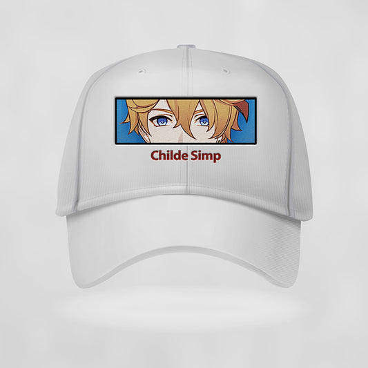 Childe Tartaglia Genshin Impact Embroided Hat, Genshin Impact Embroidery Hat, Christmas Gift, Birthday Gifts - EH0002