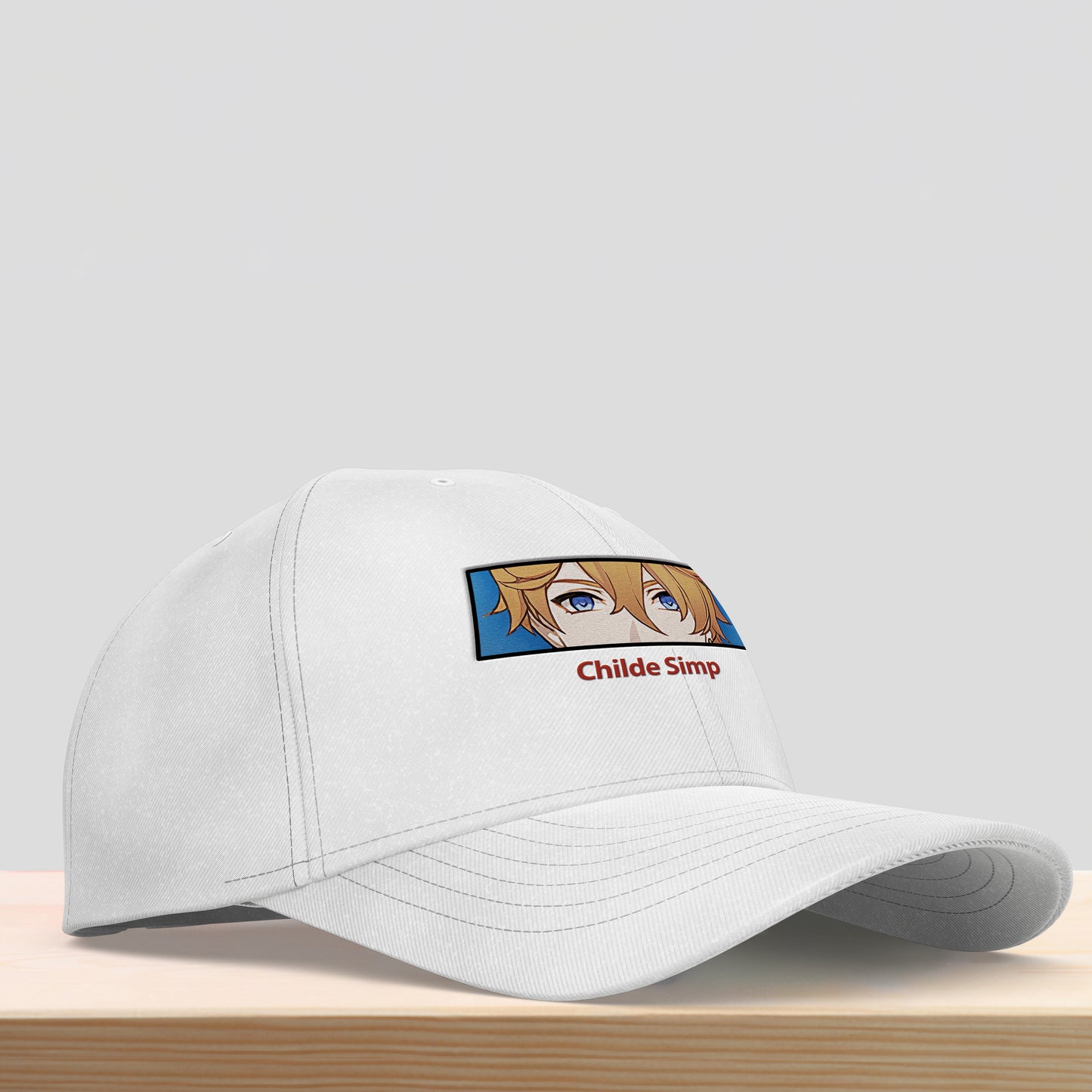 Childe Tartaglia Genshin Impact Embroided Hat, Genshin Impact Embroidery Hat, Christmas Gift, Birthday Gifts - EH0002