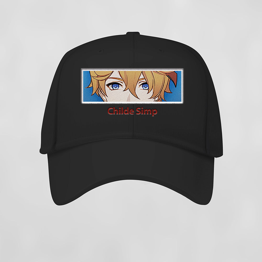 Childe Tartaglia Genshin Impact Embroided Hat, Genshin Impact Embroidery Hat, Christmas Gift, Birthday Gifts - EH0002