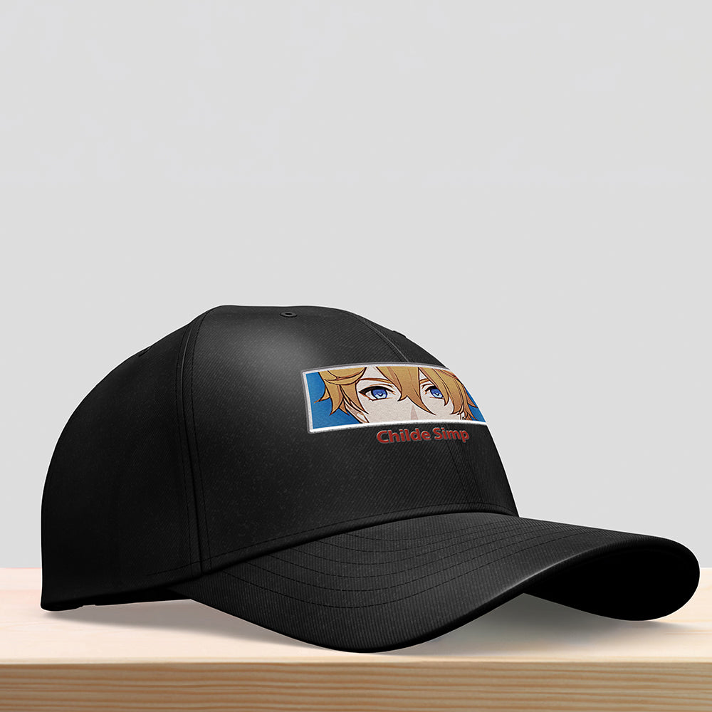 Childe Tartaglia Genshin Impact Embroided Hat, Genshin Impact Embroidery Hat, Christmas Gift, Birthday Gifts - EH0002