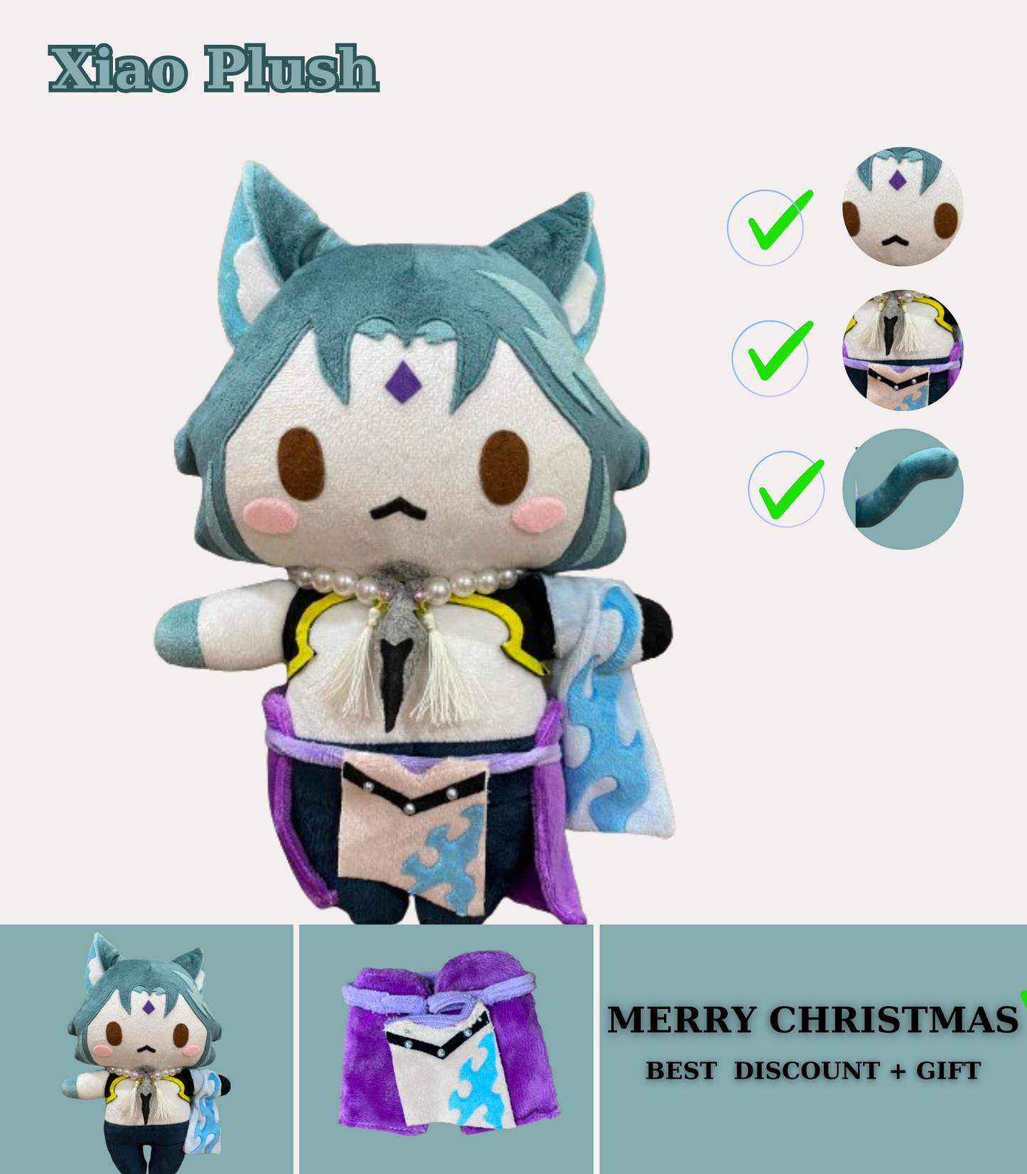 Xiao Genshin Impact Plush
