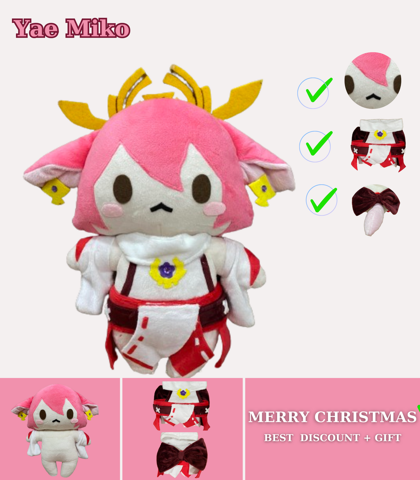 Yae Miko Genshin Impact Plush