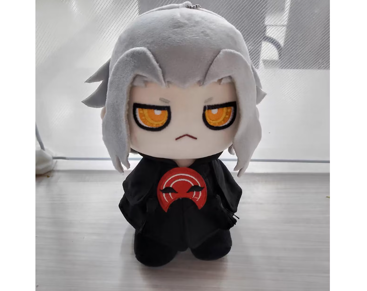 Final Fantasy XIV Plush, Hades Plushie, Hades Bag Charm, FFXIV Hades Doll, FF14 Keychain, FF14 Bag Charm, Emet Selch Plushie  - GI0034