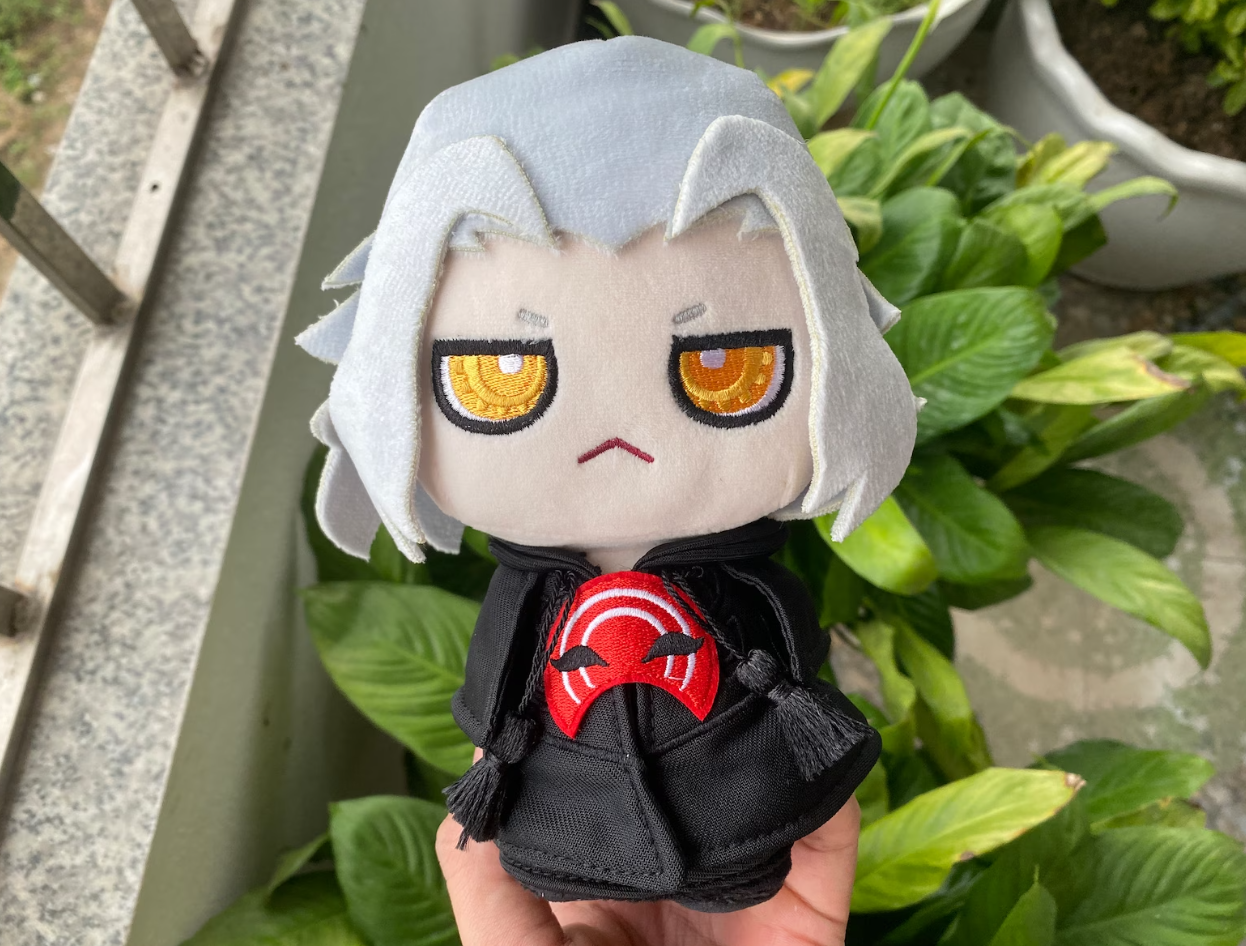 Final Fantasy XIV Plush, Hades Plushie, Hades Bag Charm, FFXIV Hades Doll, FF14 Keychain, FF14 Bag Charm, Emet Selch Plushie  - GI0034