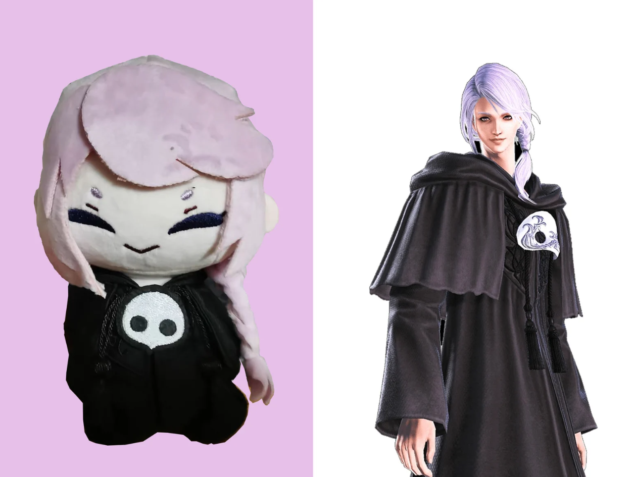 Final Fantasy XIV Plush, Hythlo Plushie, FFXIV Hythlodaeus , Final Fantasy XIV Endwalker Hythlodaeus Plushie, Cute Collectible Toy for Gamer - GI0039