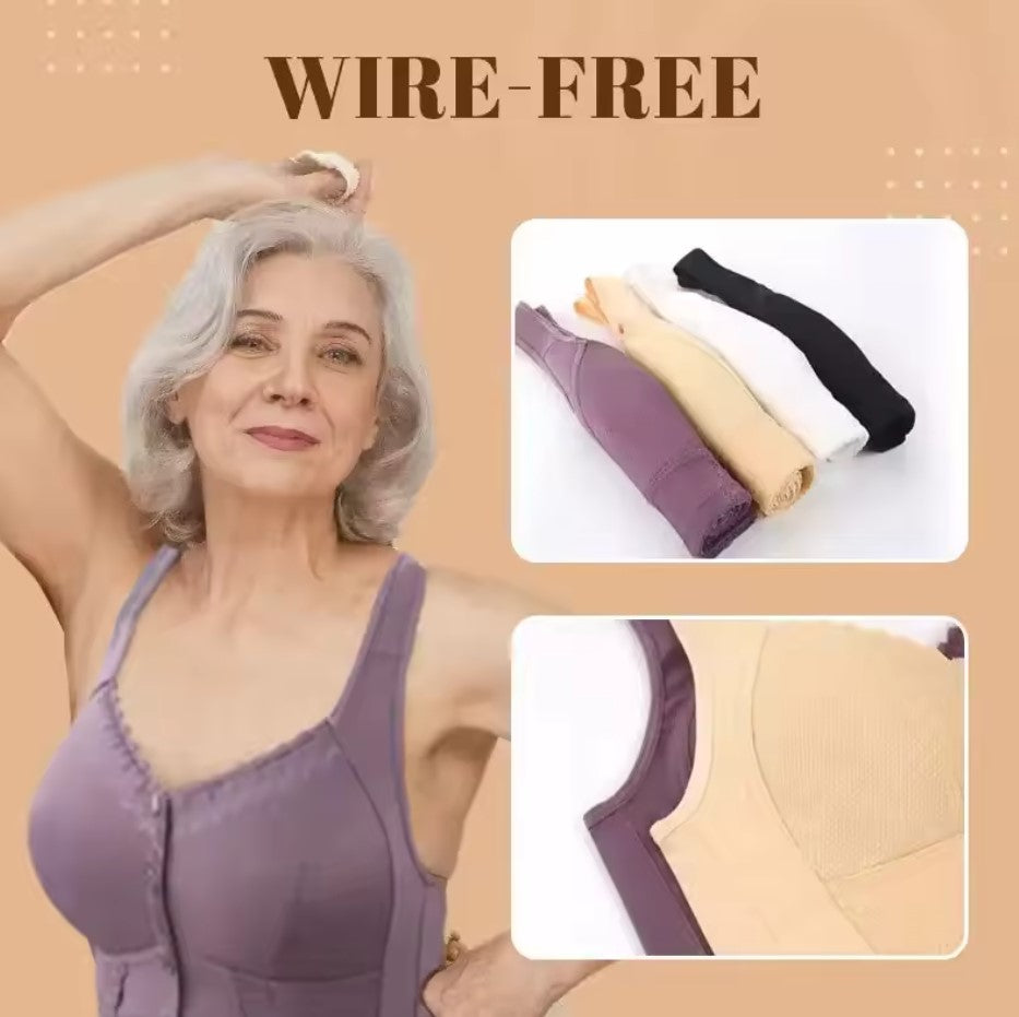 🎁 2025 Mother’s Day Special 🌸New Front Closure Breathable Bra for Seniors - BUY 3 GET 1 FREE 🎁