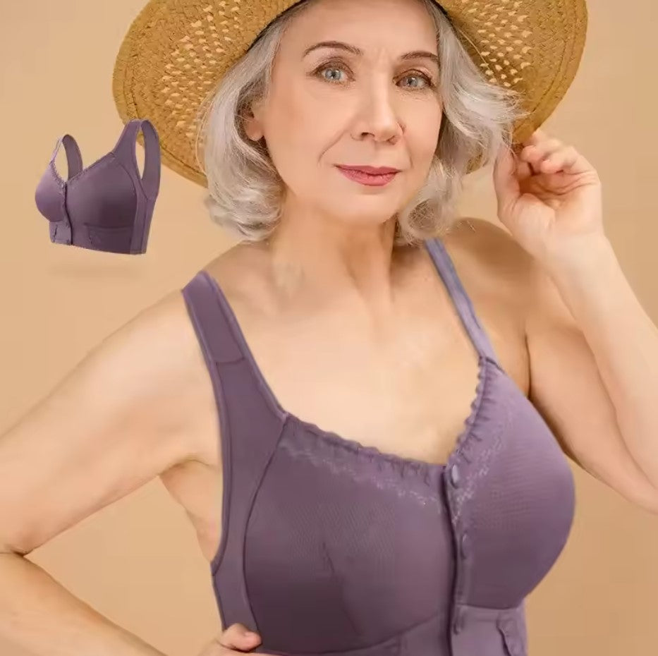 🎁 2025 Mother’s Day Special 🌸New Front Closure Breathable Bra for Seniors - BUY 3 GET 1 FREE 🎁