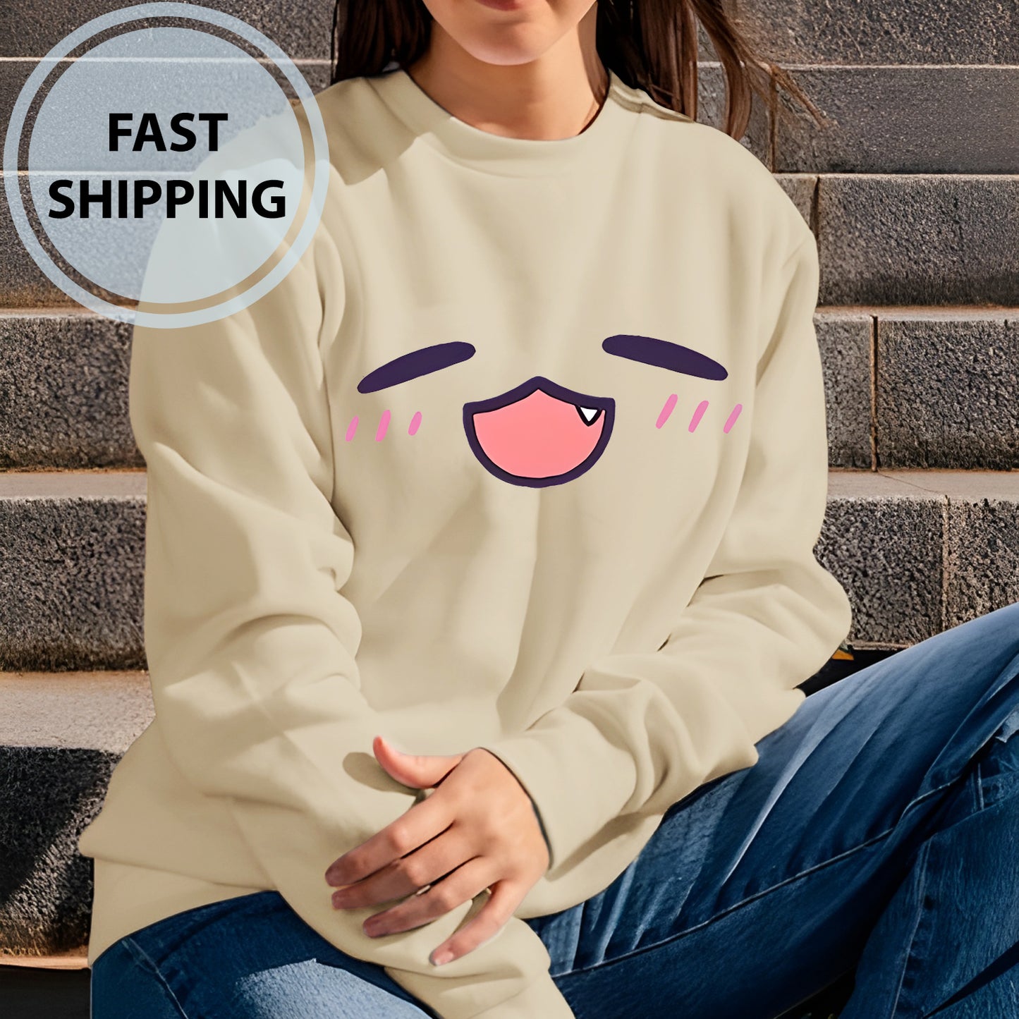 Takodachi Face Sweatshirt, Takodachi Ninomae Ina'nis Hoodie, Takodachi Hololive Vtuber Shirts, Unisex for Women and Men -  GH00020