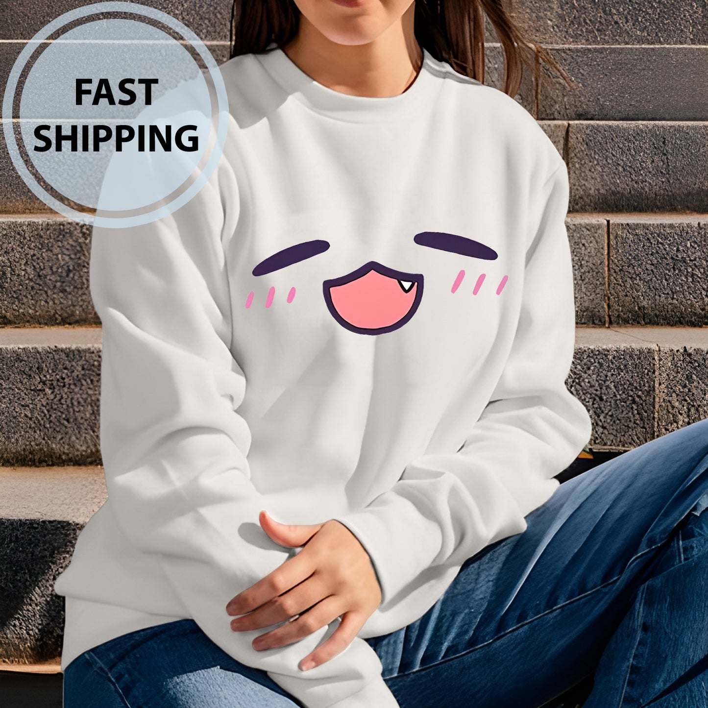 Takodachi Face Sweatshirt, Takodachi Ninomae Ina'nis Hoodie, Takodachi Hololive Vtuber Shirts, Unisex for Women and Men -  GH00020