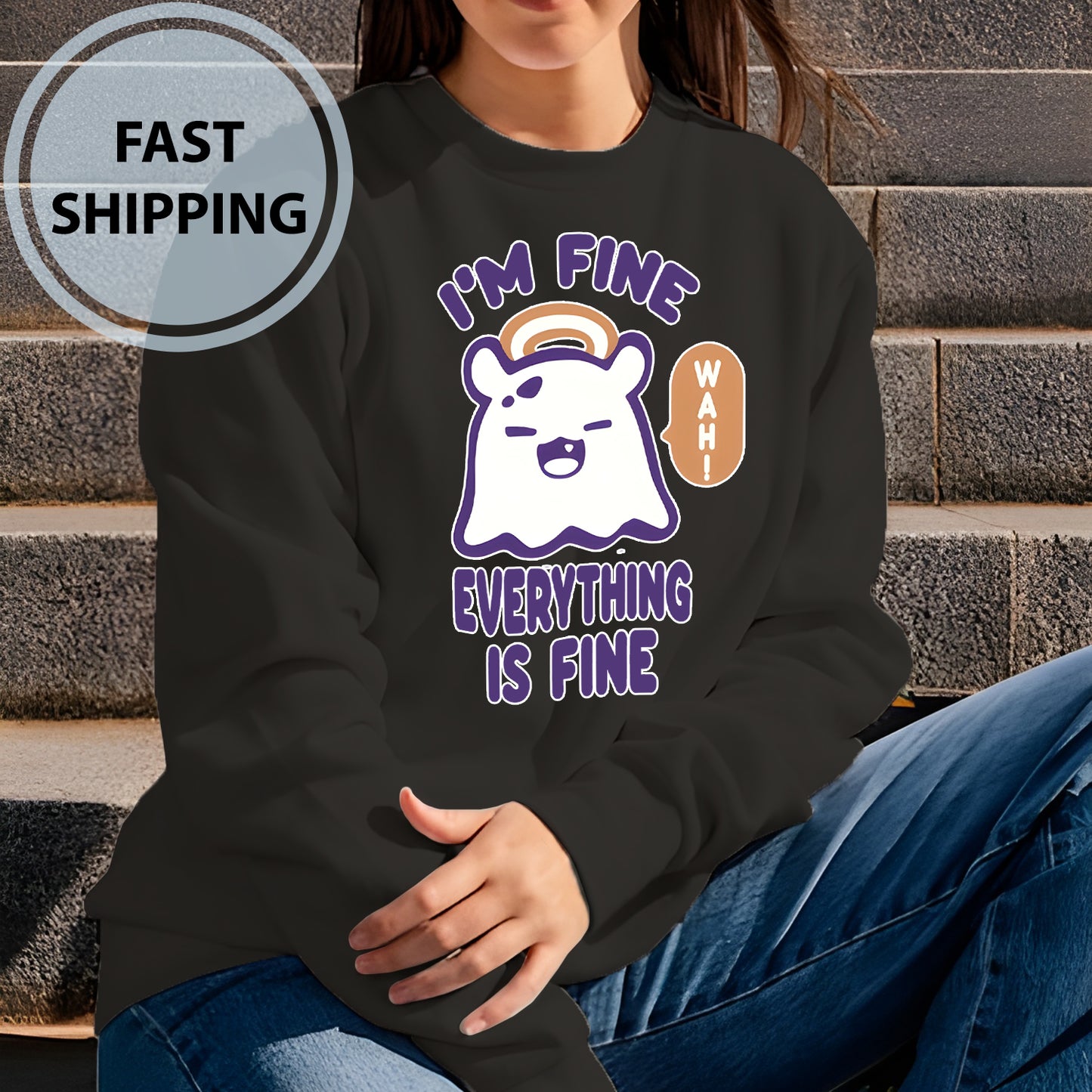 Takodachi Face Sweatshirt, Takodachi Ninomae Ina'nis Hoodie, Takodachi Hololive Vtuber Shirts, Unisex for Women and Men -  GH00020