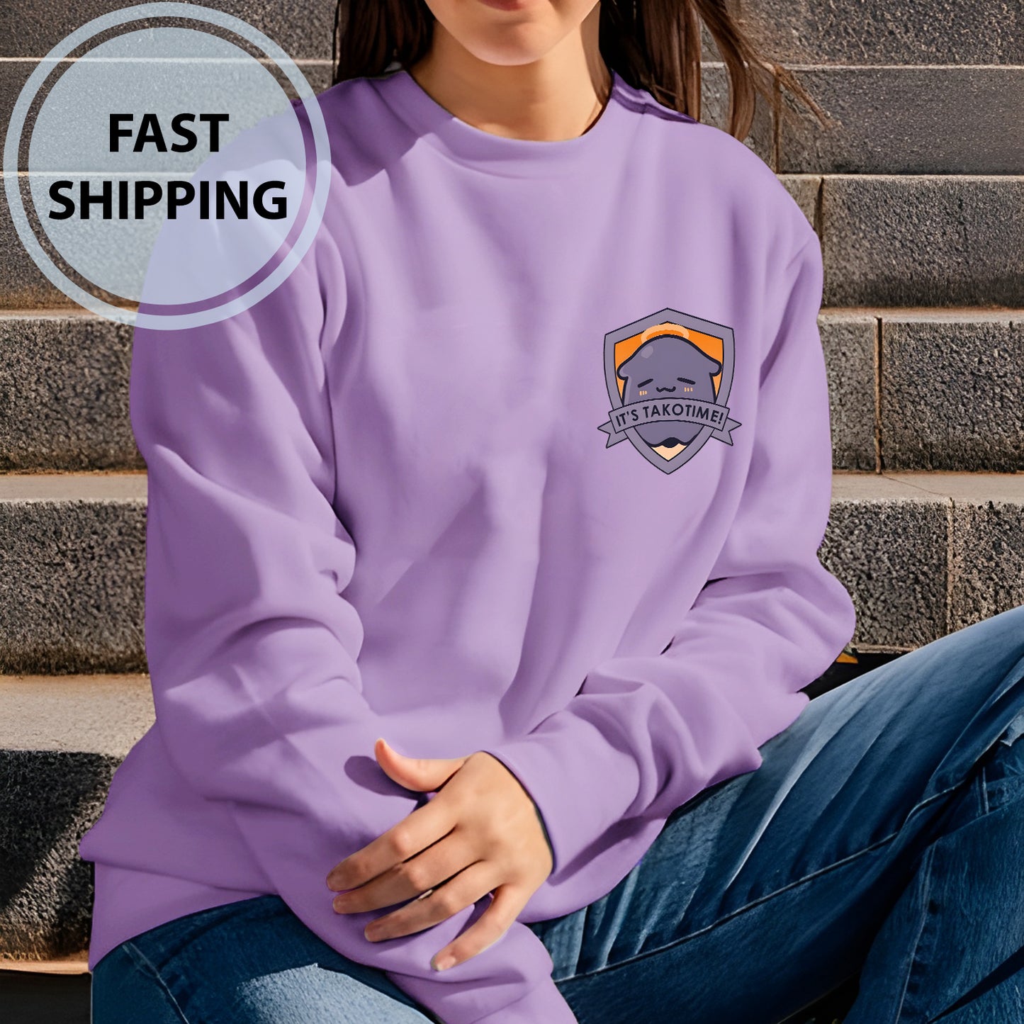 It's Takotime Shirts, Takodachi Face Sweatshirt, Takodachi Ninomae Ina'nis Hoodie, Takodachi Hololive Vtuber Shirts, Unisex for Women and Men -  GH00020