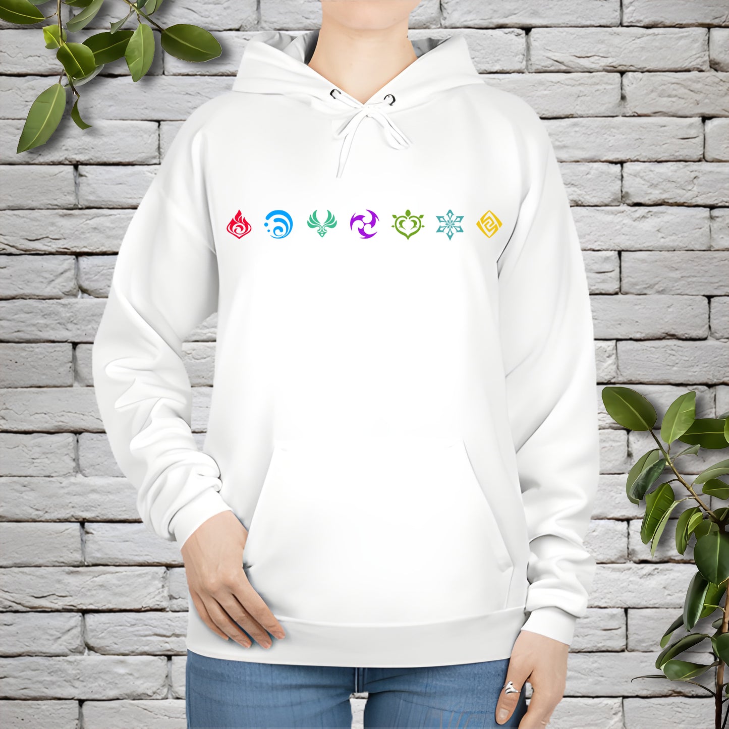 Genshin Impact Elements ,Genshin Impact Hoodie for Men and Women, Genshin Impact Unisex -  GH0002