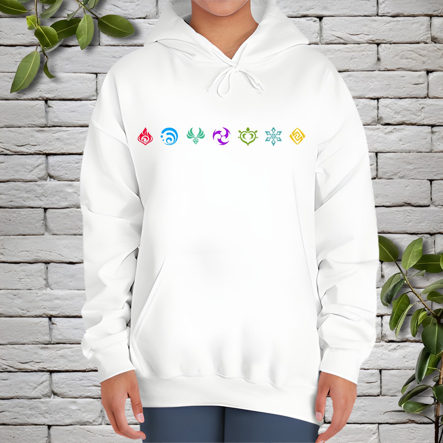 Genshin Impact Elements ,Genshin Impact Hoodie for Men and Women, Genshin Impact Unisex -  GH0002