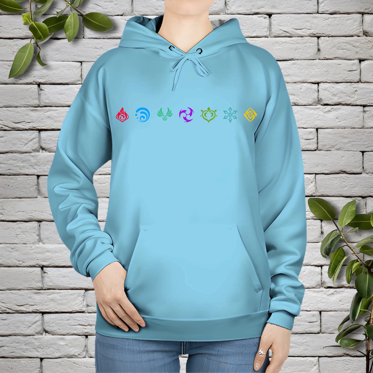 Genshin Impact Elements ,Genshin Impact Hoodie for Men and Women, Genshin Impact Unisex -  GH0002