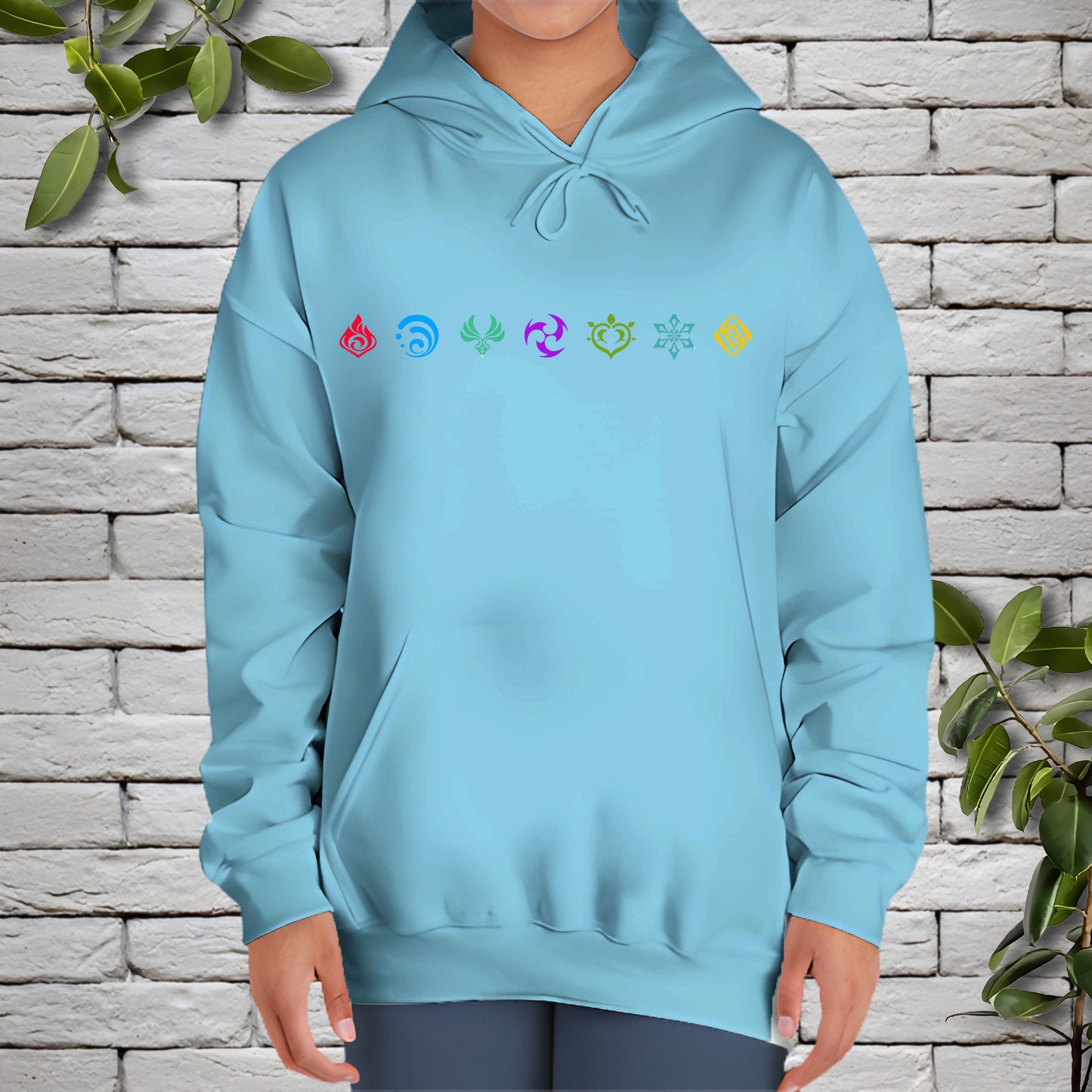 Genshin Impact Elements ,Genshin Impact Hoodie for Men and Women, Genshin Impact Unisex -  GH0002