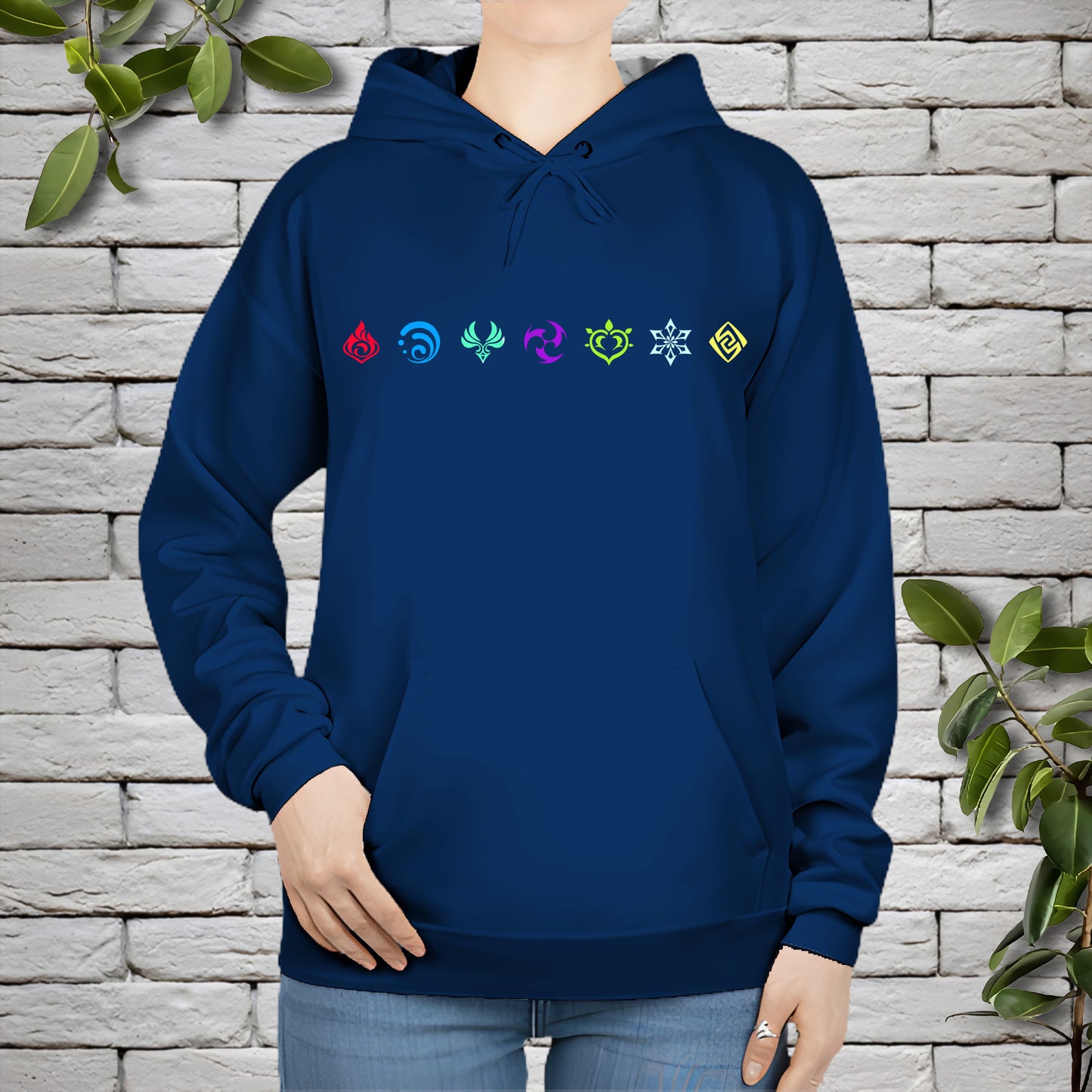 Genshin Impact Elements ,Genshin Impact Hoodie for Men and Women, Genshin Impact Unisex -  GH0002