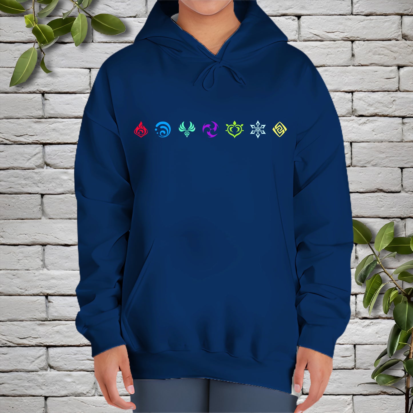 Genshin Impact Elements ,Genshin Impact Hoodie for Men and Women, Genshin Impact Unisex -  GH0002