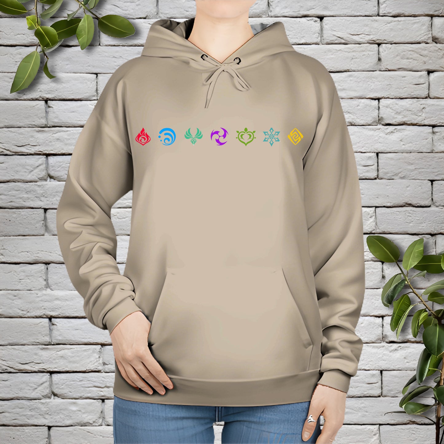 Genshin Impact Elements ,Genshin Impact Hoodie for Men and Women, Genshin Impact Unisex -  GH0002