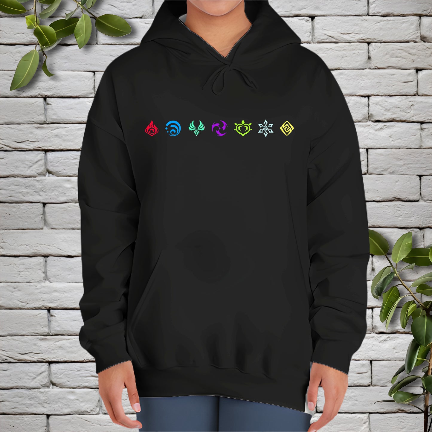 Genshin Impact Elements ,Genshin Impact Hoodie for Men and Women, Genshin Impact Unisex -  GH0002
